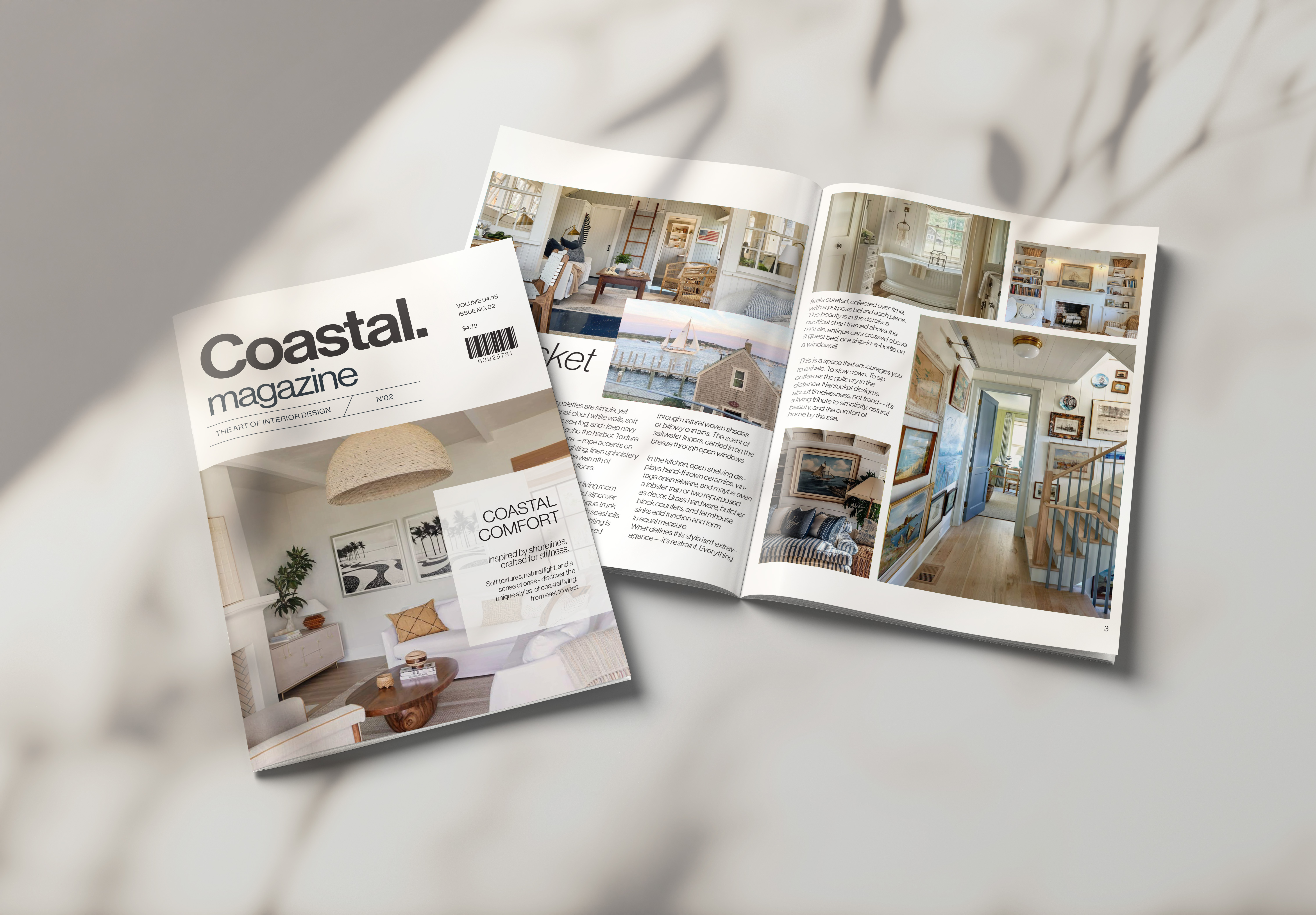 Coastal Magazine — editorial design