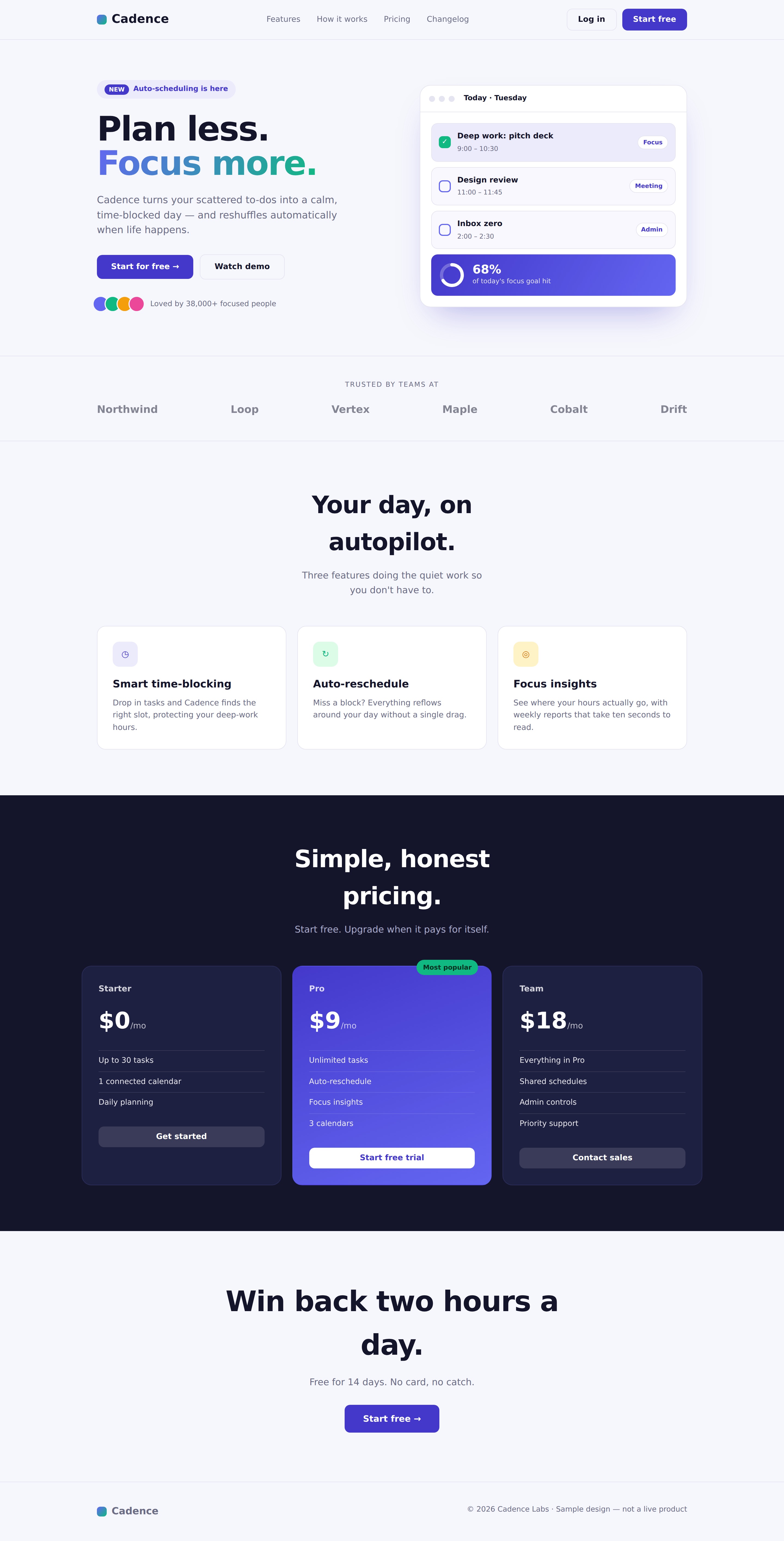 Websites — web design